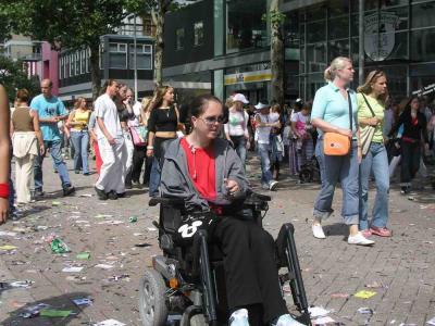 Dance Parade in Rotterdam 2004 at Schouwburgplein