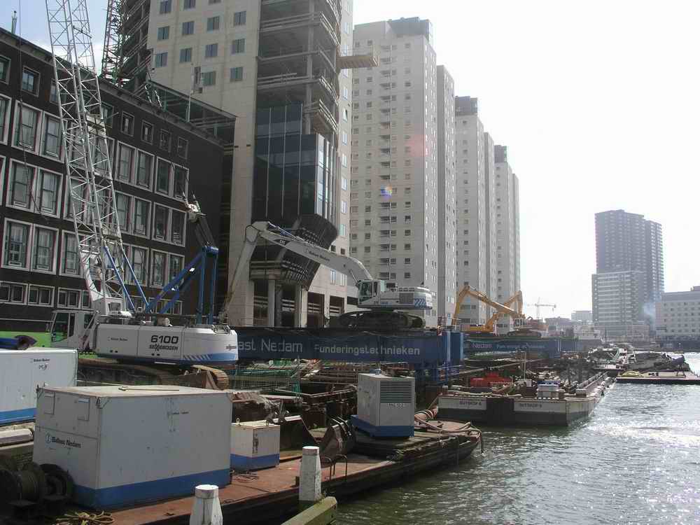 New building erected at Boompjes Rotterdam