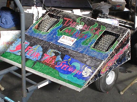 hey! who let the damn hippies paint the robot!?