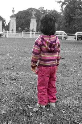 August 15 - pink cardigan