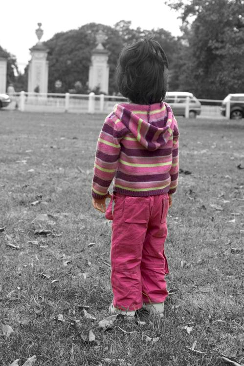 August 15 - pink cardigan