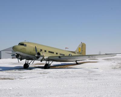 DC-3 at Poplar Grove Airport (C77)
