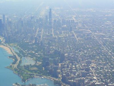 Chicago from the air.