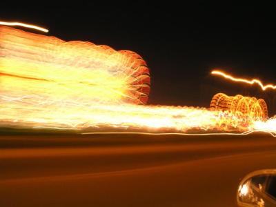 Osceola County Fair, Light Streaks.