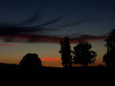040812 Sunset From Backyard