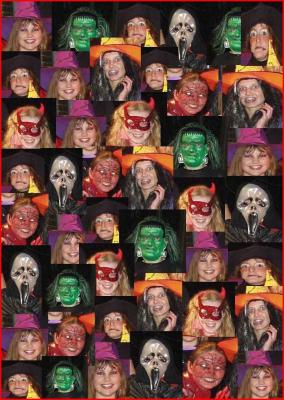 Halloween faces.
