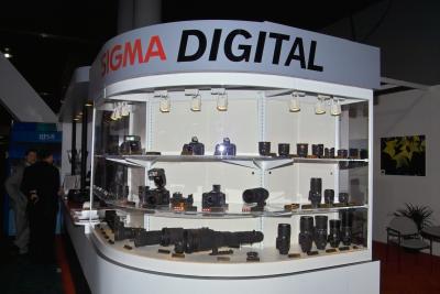 Lenses at the Sigma booth