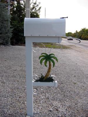 I fell in love with their mailboxes.  Here:  A palm tree