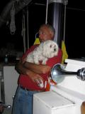 Captain Bill and his dog, Crazy