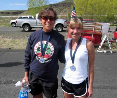 I was happy to see Maura Schwartz at the Yakima Marathon and to find out she moved to the Northwest