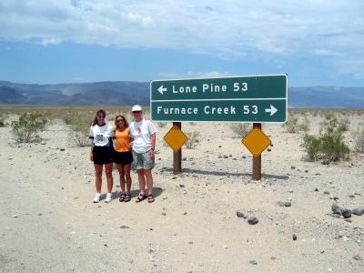 It was strange to drive the course from Lone Pine back towards Vegas.  It's a long course to have covered by foot!