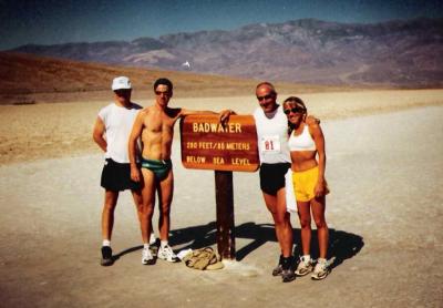 July 2002:  My first time at Badwater.  Little did I know I'd be running the race just 2 years later.