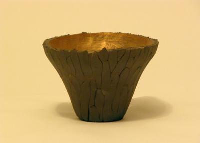 Cone 5
Coils in Press Mold
Gold Leaf Interior