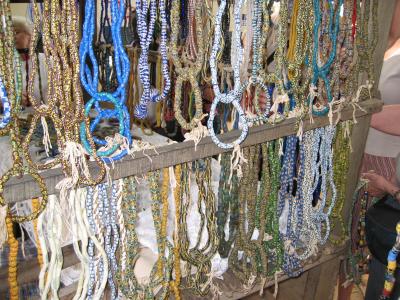Akosombo Market - beads