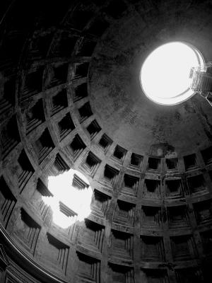 Inside the Pantheon Dome