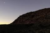 Nevada: Red Rock Moonset