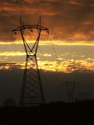 Electric sunset.