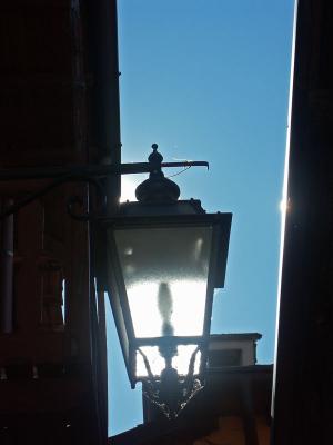 Shiny lantern in Orta