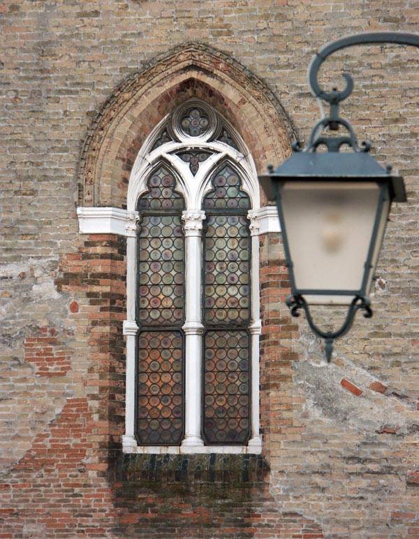 Window and Lantern in Venice