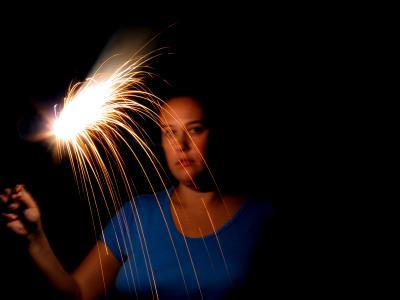 Abby Fireworks 2004