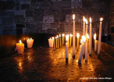 candles, antigua, guatemala