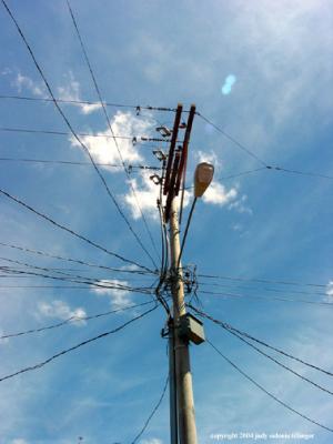 sky wires, guatemala