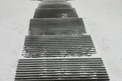 The snowy stairs 2