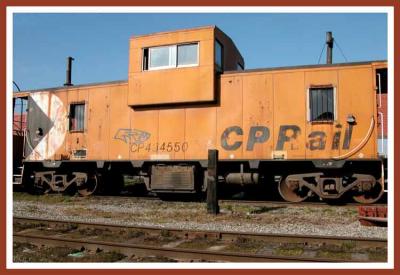 CP caboose, semi retired.