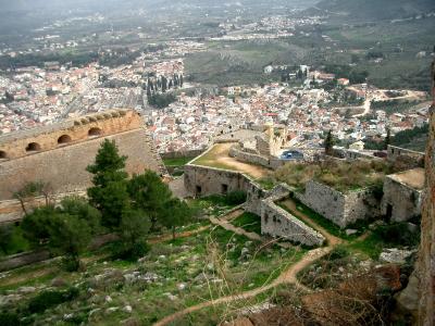 Citadel looking over new city of Nafplio