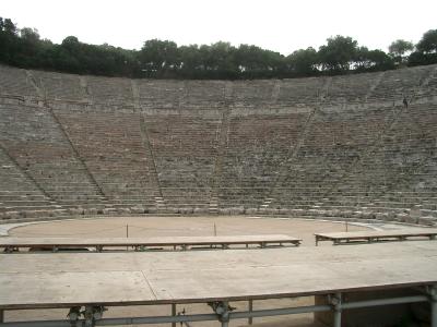 The theatre of The Sanctuary of Asklepios at Epidaurus