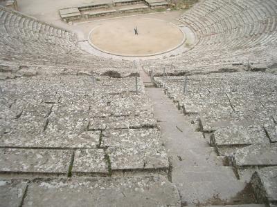 The theatre of The Sanctuary of Asklepios at Epidaurus