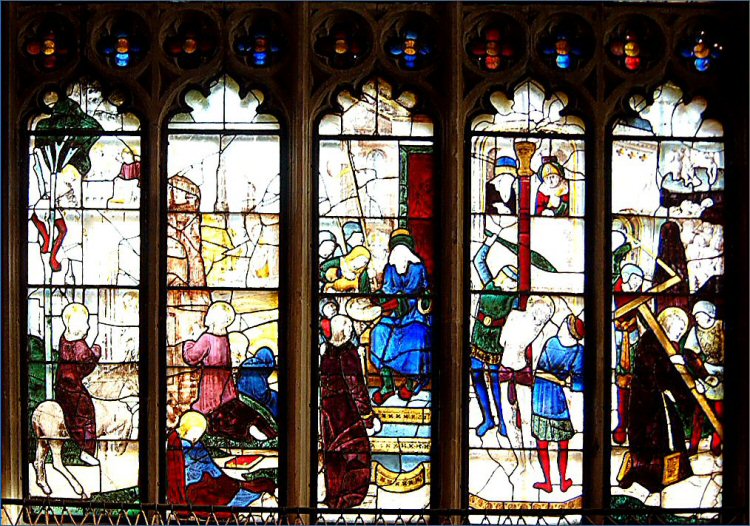 Medieval glass, St. Mary, Fairford
