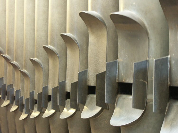 Organ pipes, Exeter Cathedral