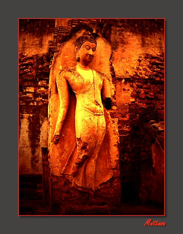 Walking Buddha