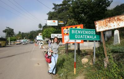 arriving in Guatemala
