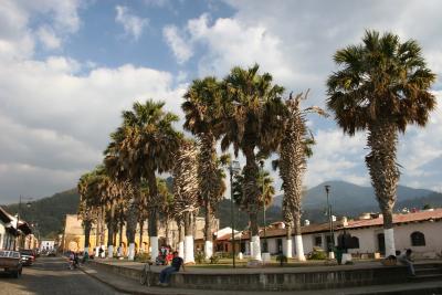 nice plaza in Antigua
