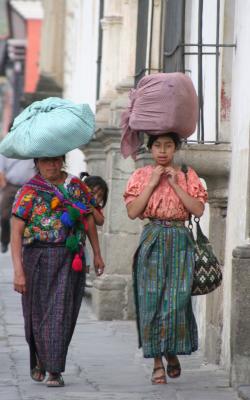 half the people still wear traditional clothing in Guatemala!