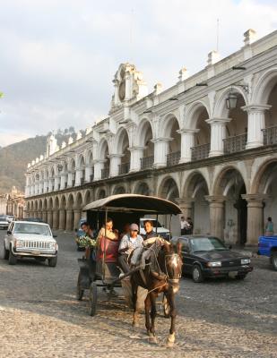 Palacio de Los Capitanes at the main square