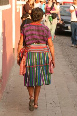 half the people still wear traditional clothing in Guatemala!