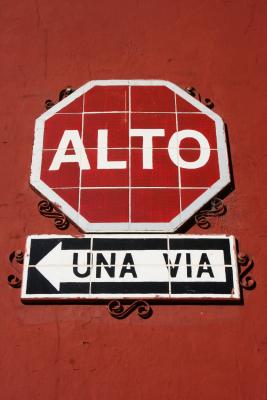 one way