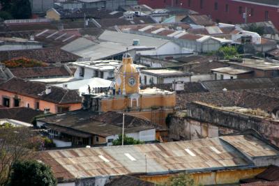 View on Arco de Santa Catalina from Cerro de la Cruz (Hill of the Cross)