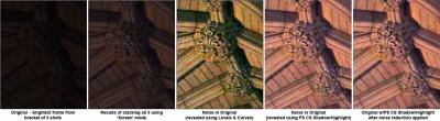 Push-Processing to Higher ISO using Shadow/Highlight