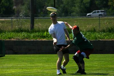 Matt throws past the mark