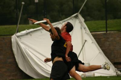 My only shot of A finals: the winning goal caught by Richter