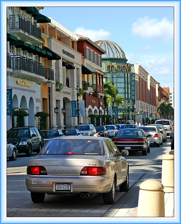 Downtown Traffic at City Place