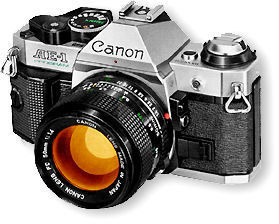 Canon AE-1P front view