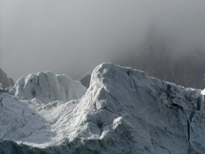 Peak in fog