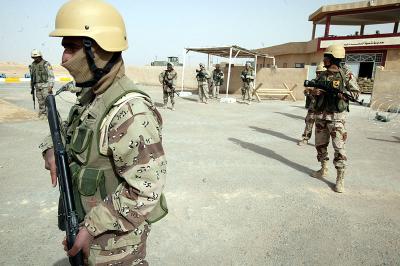 Iraqi Army provided security