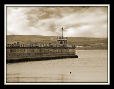 Pier with White Horse, Weymouth