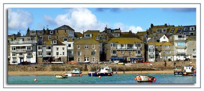 Sea front properties, St. Ives, Cornwall